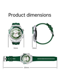DAREU Smartwatch Ultimate – Advanced Features, Premium Design & Exceptional Performance, Zirconium-Based Liquid Metal, ECG Analysis, Golf Course Mode, Offline Contour Maps, 100 Meter Water Resistance, Long Battery Life  - Image 2