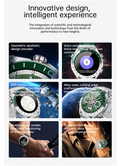 DAREU Smartwatch Ultimate – Advanced Features, Premium Design & Exceptional Performance, Zirconium-Based Liquid Metal, ECG Analysis, Golf Course Mode, Offline Contour Maps, 100 Meter Water Resistance, Long Battery Life  - Image 4