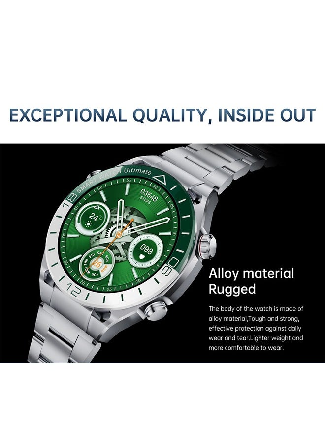 DAREU - Smartwatch Ultimate – Advanced Features, Premium Design & Exceptional Performance, Zirconium-Based Liquid Metal, ECG Analysis, Golf Course Mode, Offline Contour Maps, 100 Meter Water Resistance, Long Battery Life - Image 1