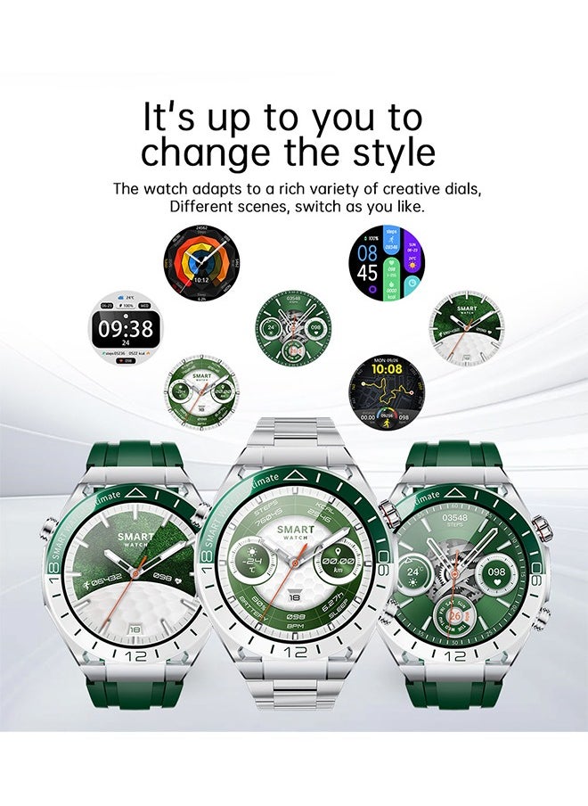 DAREU - Smartwatch Ultimate – Advanced Features, Premium Design & Exceptional Performance, Zirconium-Based Liquid Metal, ECG Analysis, Golf Course Mode, Offline Contour Maps, 100 Meter Water Resistance, Long Battery Life - Image 1