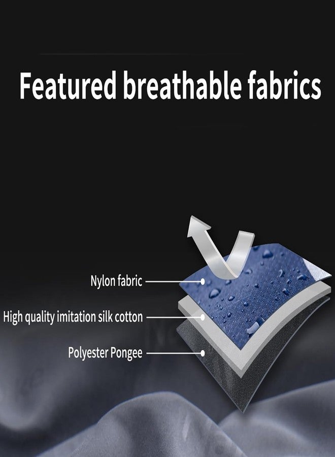 Blackpongo Ultralight Sleeping Bag - Envelope Lightweight Portable, Waterproof, Comfort with Compression Sack - Great for 3 Season Traveling, Camping, Hiking (Dark Blue) - Image 5