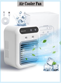Arabest Portable Mini Air Cooler Fan Spray Cooler 500ML Home Atomization Humidifier Two Speed Desktop Water Cooled Air Conditioning Fan Desktop Air Cooler USB Cooling Fan for Home Office Outdoor Use  - Image 1
