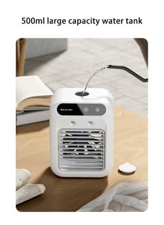 Arabest Portable Mini Air Cooler Fan Spray Cooler 500ML Home Atomization Humidifier Two Speed Desktop Water Cooled Air Conditioning Fan Desktop Air Cooler USB Cooling Fan for Home Office Outdoor Use  - Image 5