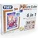 TOSY Picture Cube Santas Town 6in1 Magnetic Picture Puzzle 48 Blocks 288 FacesMagnets 08 in B001 Seamless UV Art DisplayReady Frame Collectible STEMSTEAM Gift for Kids Adults - Image 2