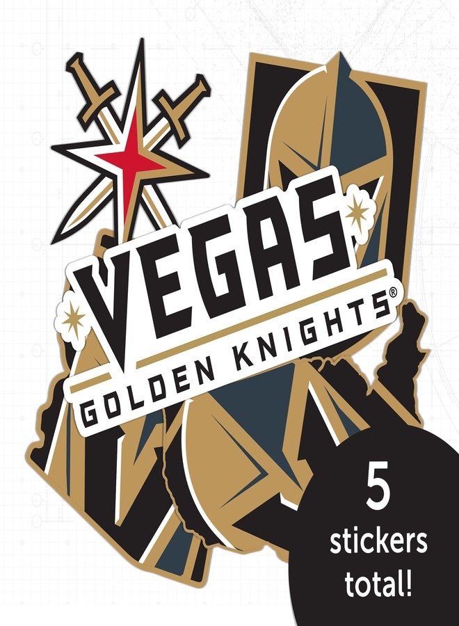 Desert Cactus Vegas Golden Knights Sticker Team NHL National Hockey League Vinyl Decal Laptop Water Bottle Car Scrapbook (Type 2-3) - Image 5