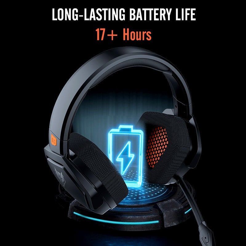 NUBWO G06 2.4G Wireless Gaming Headset 3.5mm Wired Sport Earphone BT Headset Noise Reduction with Mic - Image 2