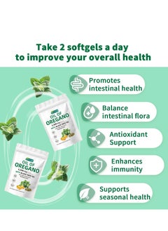 BIYODE Oil of Oregano Extract, Contains Antioxidant Properties, Oil of Oregano 6000 mg +Black Seed Oil 200 mg, 300 Rapid Release Softgels  - Image 3