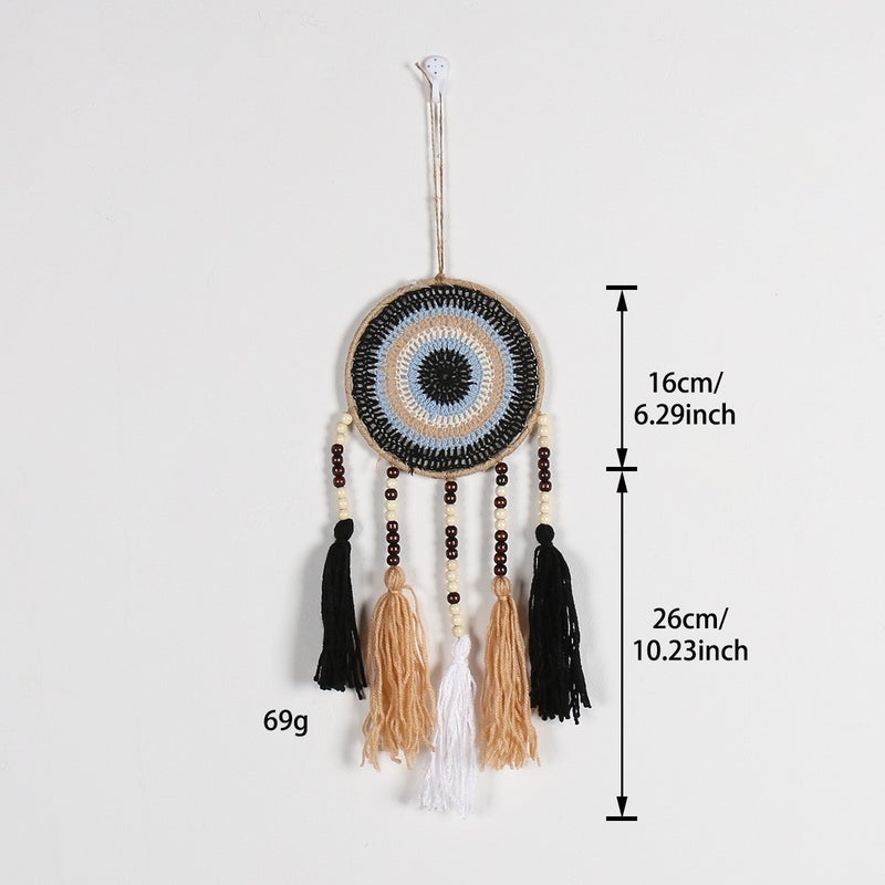 Bohemian Dream Catcher Hand-Woven Dream Catcher Devil'S Eye Dream Catcher Home Decoration Dream Catcher - Image 5