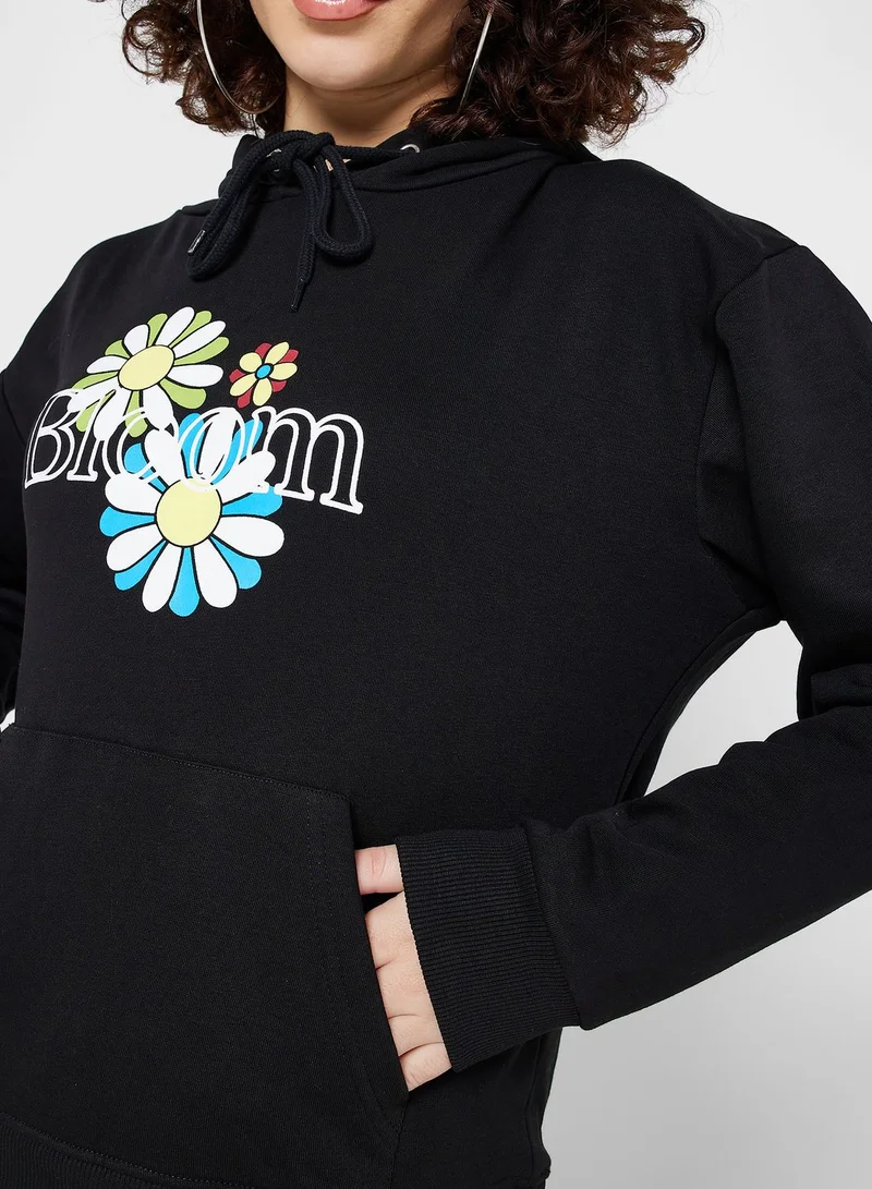 Ginger Graphic Detail Sweatshirt