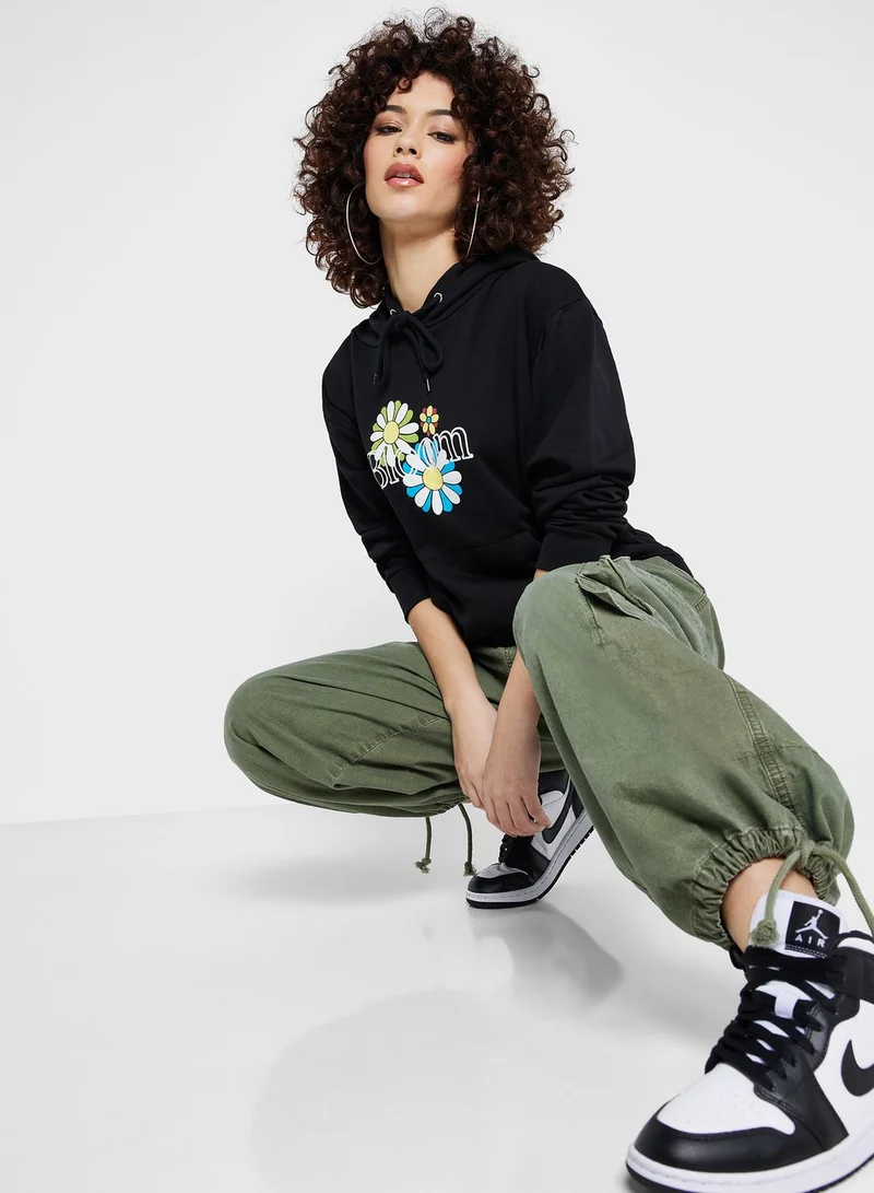 Ginger Graphic Detail Sweatshirt