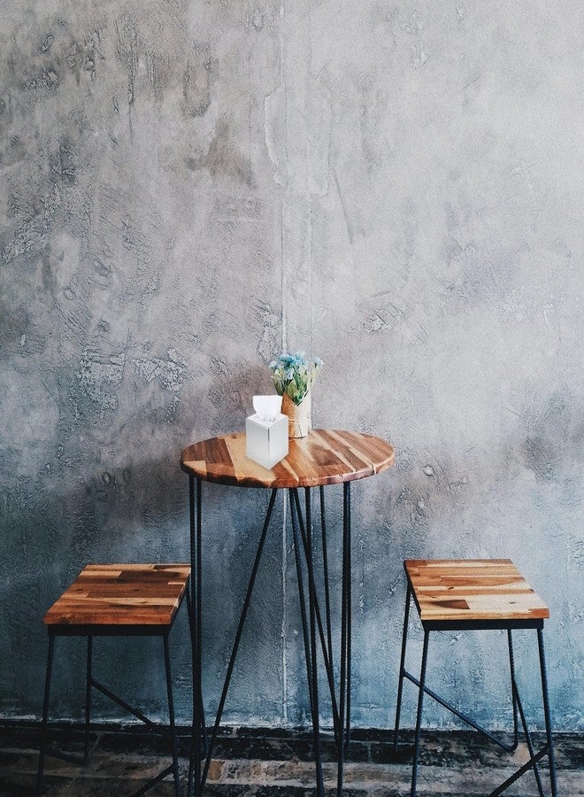 BESPORTBLE Electroplating Silver Tissue Box Cover, Square Abs Napkin Holder for Bathroom, Office, Kitchen, Living Room, Bedroom, Decorative Tissue Dispenser Box - Image 4