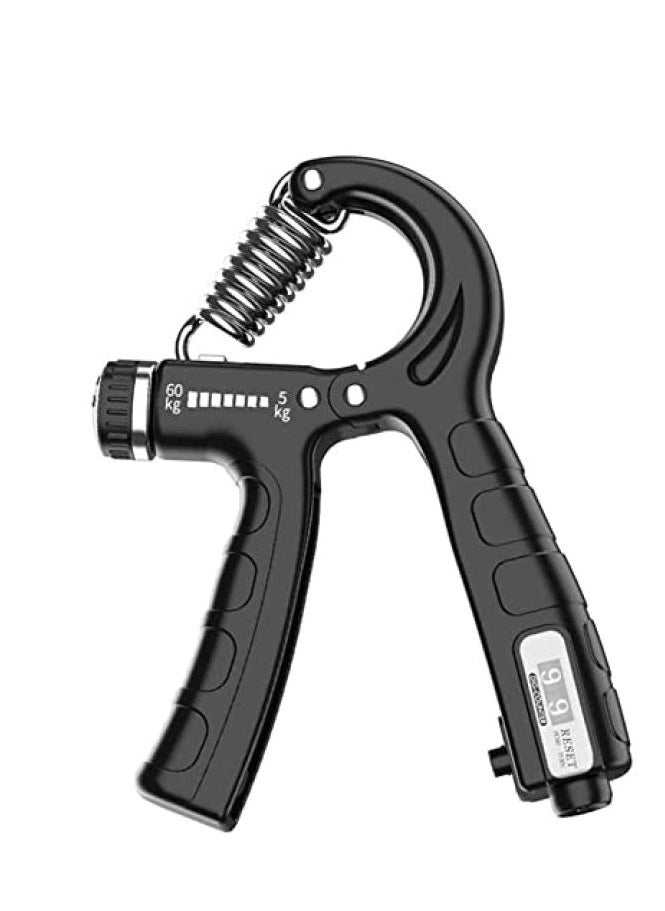 Generic - R-Shape Adjustable Countable Hand Grip Strength Exercise Strengthener Gripper - Image 1