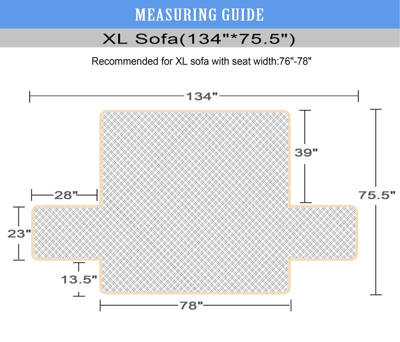 Ameritex Couch Sofa Slipcover 100% Waterproof Nonslip Quilted Furniture Protector Slipcover for Dogs, Children, Pets Sofa Slipcover Machine Washable (Chocolate, 78") - Image 2