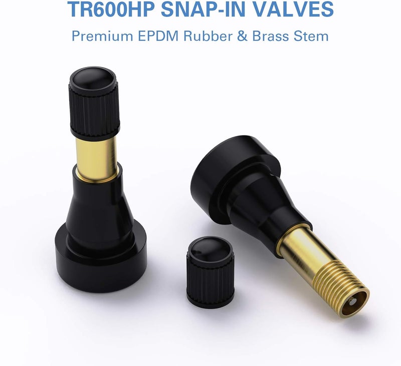 CKAuto TR600HP High Pressure Brass Rubber Snap-in Tire Valve Stem (50pcs/Bag) - Image 5