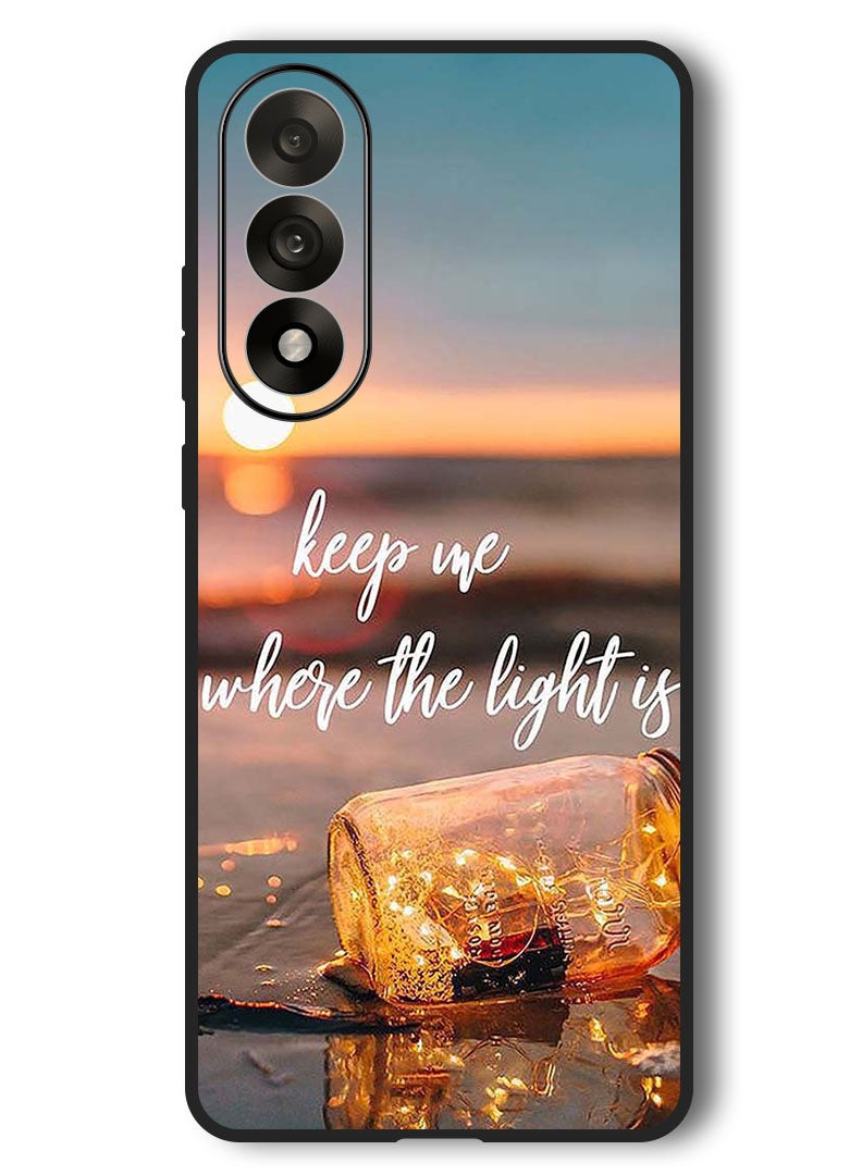 Theodor Case Compatible with OnePlus Nord 5 6.83 Inch Protection Shockproof Bumper Cover Keep Me Where The Light - Image 1
