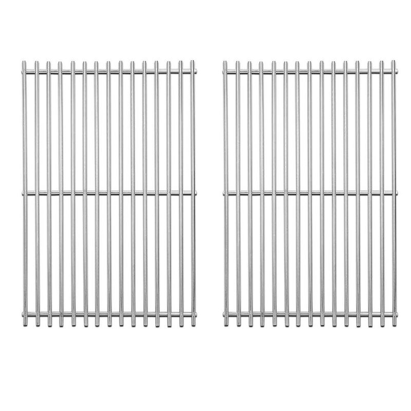 DcYourHome 19 inch Stainless Steel Grill Grates for Brinkmann 8108401S 8108532F 8108534S 81022000 81022100 Charbroil 4632210 BroilMate Charmglow Turbo Gas Grill Char Griller replacement grates 