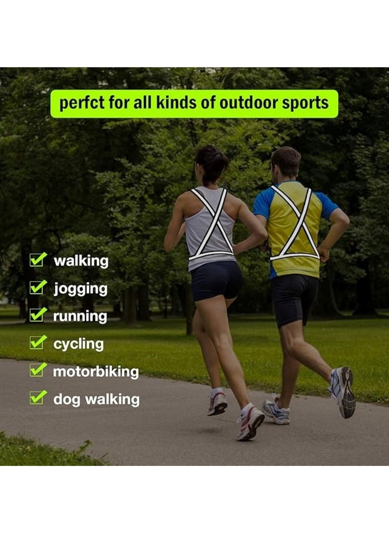Huitich - High-Visibility Reflective Safety Belt, Safety Waist Belt, and Safety Jacket Black - Image 1