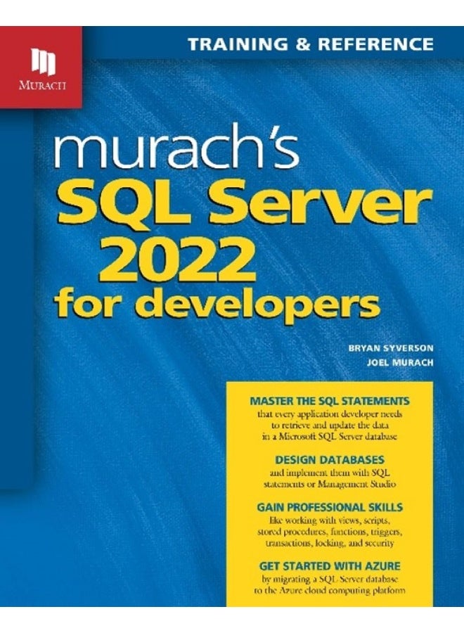 Murach (Mike) & Associates Inc SQL Server 2022 for Developers - Image 1