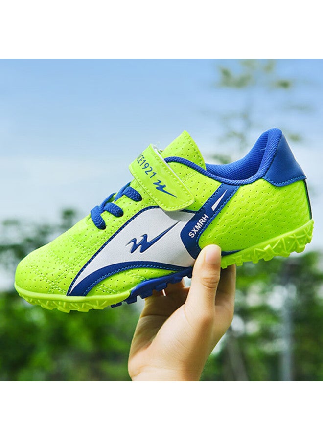 Shuangxing Children's Breathable Soccer Shoes, Youth Molded Studs Tf, Student Training Shoes, Non-slip Turf Shoes For Boys And Girls, Big Kids - Image 1