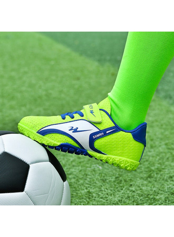 Shuangxing Children's Breathable Soccer Shoes, Youth Molded Studs Tf, Student Training Shoes, Non-slip Turf Shoes For Boys And Girls, Big Kids - Image 2