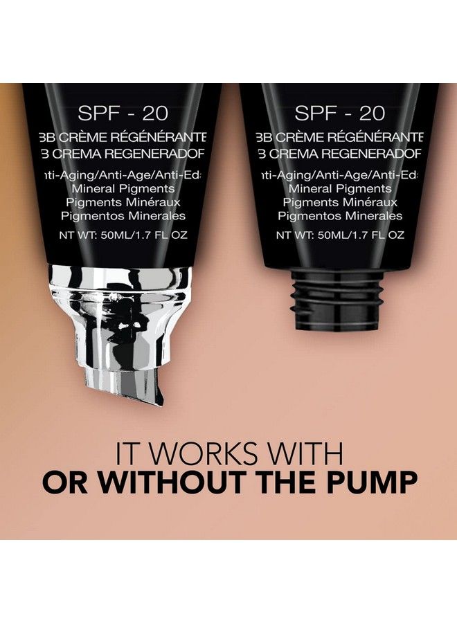 BellaPierre Bb Cream With Spf 20 Tinted Sunscreen Concealer Foundation & Moisturizing Face Cream | New & Improved Formula + Pump Top Applicator | Nontoxic & Paraben Free | 1.7 Oz Medium Cool - Image 4