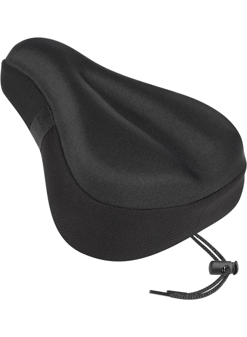 ترينفي غطاء مقعد دراجة ثلاثي الأبعاد من الجل السميك الناعم، وسادة مقعد دراجة هوائية مانعة للانزلاق وجيدة التهوية لركوب المسافات الطويلة، غطاء مقعد دراجة جبلية ودراجة طريق 29 × 19 × 2.9 سم