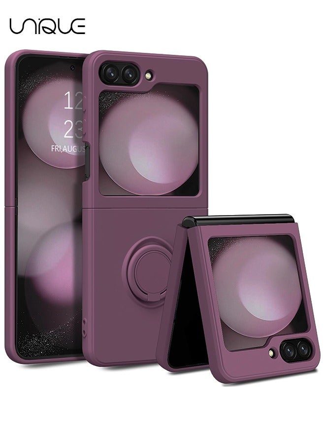 يونيك Unique For Samsung Galaxy Z Flip 5 Phone Case With Ring Stand