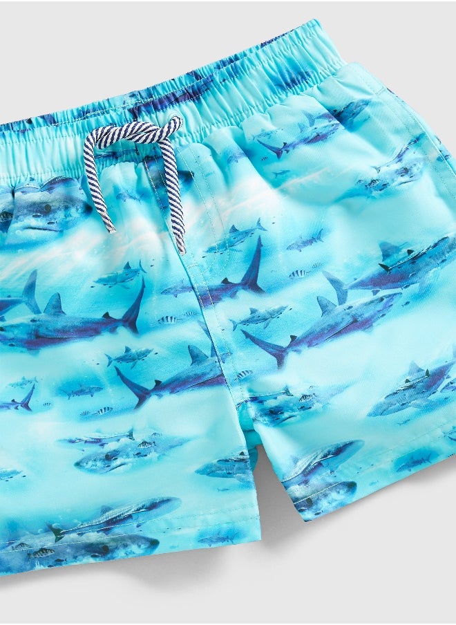 mothercare - Digital Shark Board Shorts - Image 1