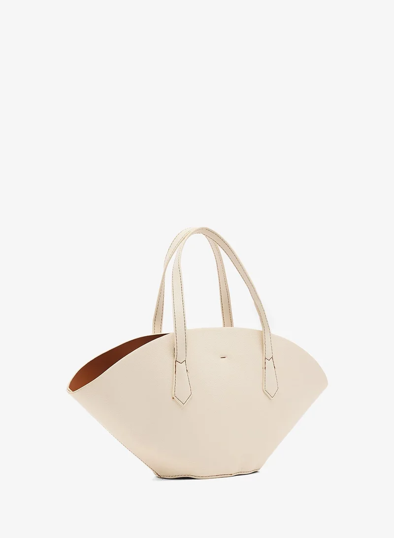 ELLA  fan tote with tag detail and pouch insert for Women | Best Price UAE