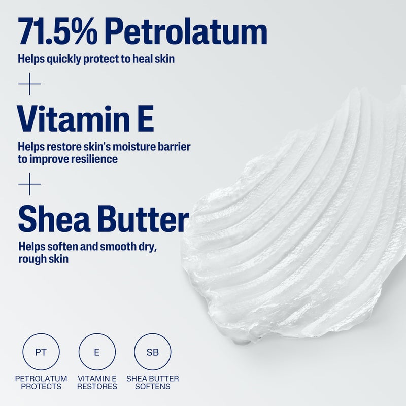 Cetaphil مرهم سيتافيل الشافي، 3 أونصات، للبشرة الجافة والمتشققة والمتهيجة، يشفي ويحمي، يهدئ اليدين المتشققتين والشفتين المتشققتين، مضاد للحساسية، خالي من العطور، موصى به من قبل الأطباء كعلامة تجارية للعناية بالبشرة الحساسة - Image 5