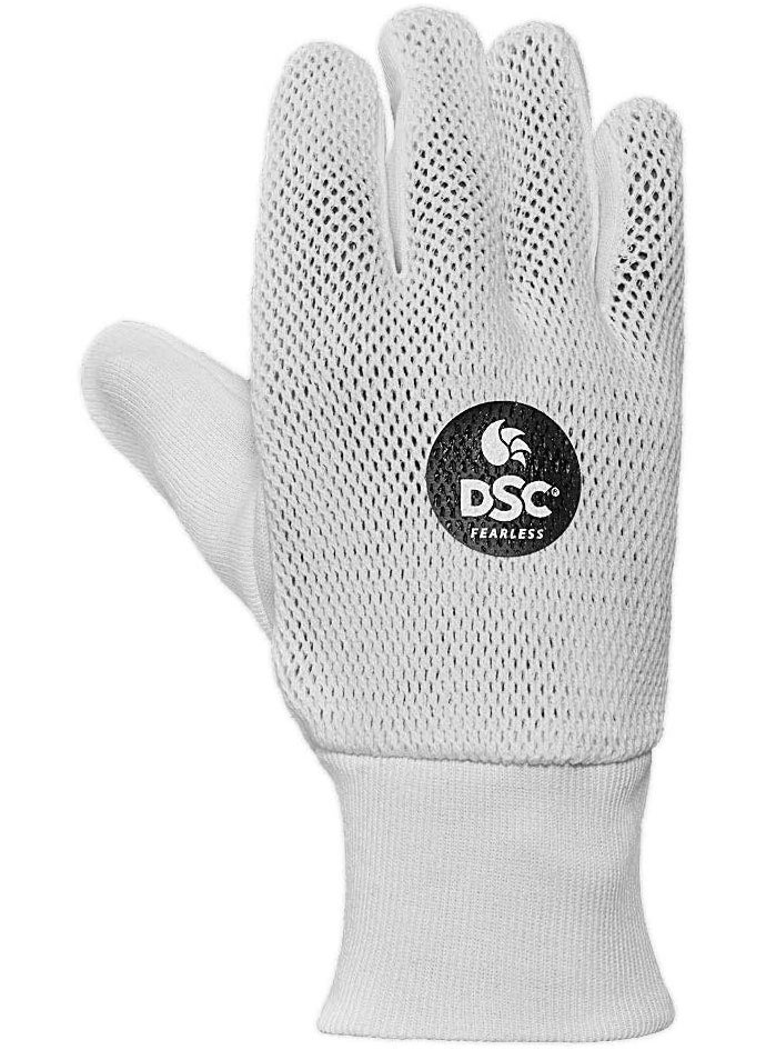 DSC 1501556 Surge Cricket Wicket Keeping Inner Gloves for Boys | Cotton Plam Gloves | Faster Sweat Absorbtion | Comfort Fit | Kit for Men and Boys | White  - Image 2
