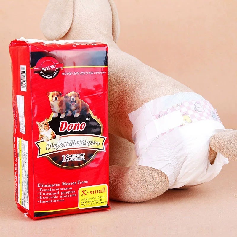 Pet Supplies Dog Diapers Teddy Poodle Bichon Pomeranian Samoyed Border Collie Female Pants Diapers - Image 1