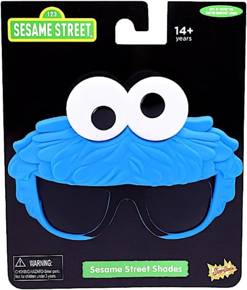 Sun-Staches Official Sesame Street Sunglasses | Ernie, Bert, Elmo, Cookie | Costume Accessory Mask | One Size Fits Most - Image 3