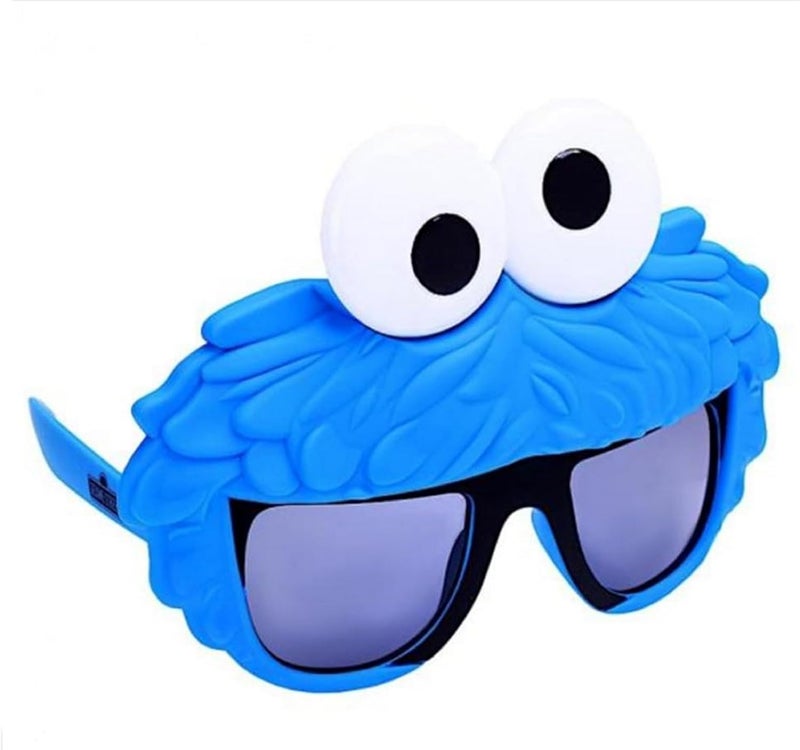 Sun-Staches Official Sesame Street Sunglasses | Ernie, Bert, Elmo, Cookie | Costume Accessory Mask | One Size Fits Most - Image 1