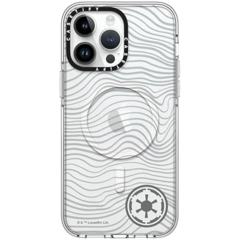 Casetify Clear iPhone 14 Pro Max Case 【Mandalorian Co-Lab/Not Yellowing / 6.6ft Drop Protection/Compatible with Magsafe】 - Beskar Ingot - Clear - Image 1