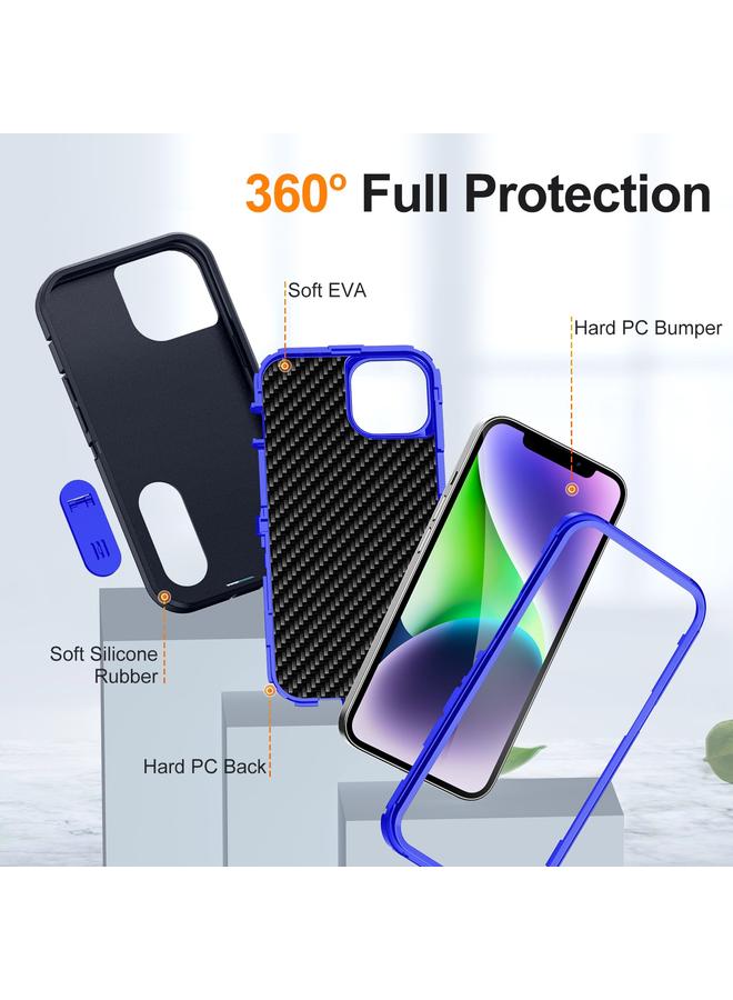 S-TOP Case For iPhone 13 Defender Gen2 Rugged PC + Silicone Phone Case with Holder - Image 4