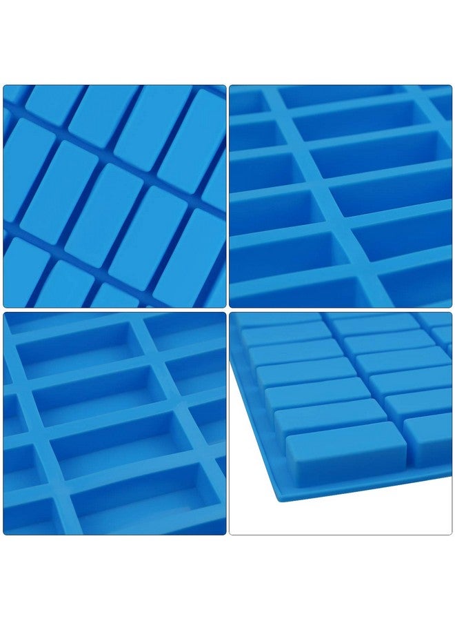Mity rain 2 pack 40 Cavity Narrow Rectangle Silicone Caramel Candy Molds Chocolate Bar Mold for Truffles, Ganache, Jelly, Praline, Brownie, Butter, Ice Cube Tray - Image 4