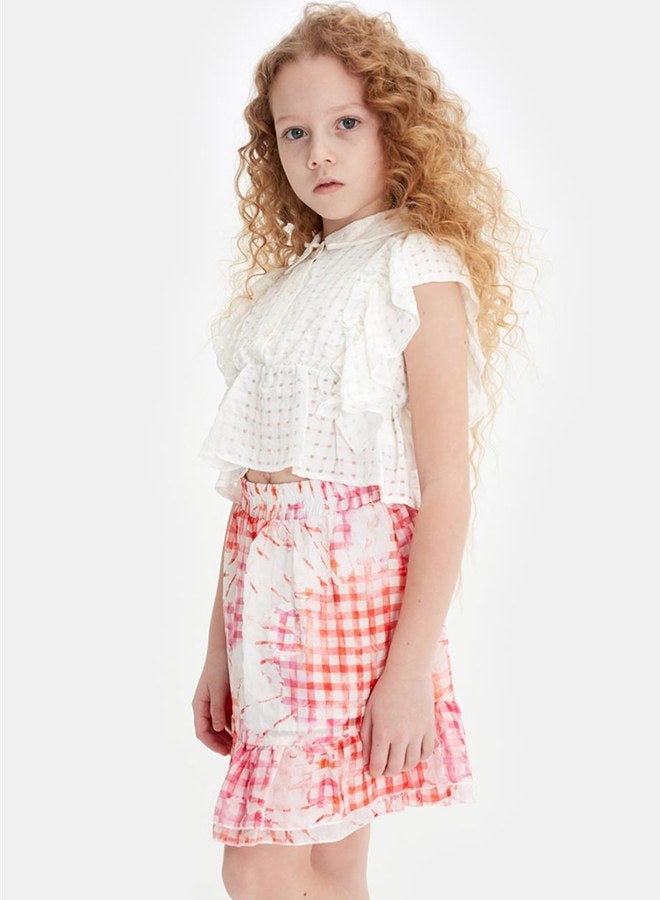 تايس فتاة بلوزة بيضاء - Image 2