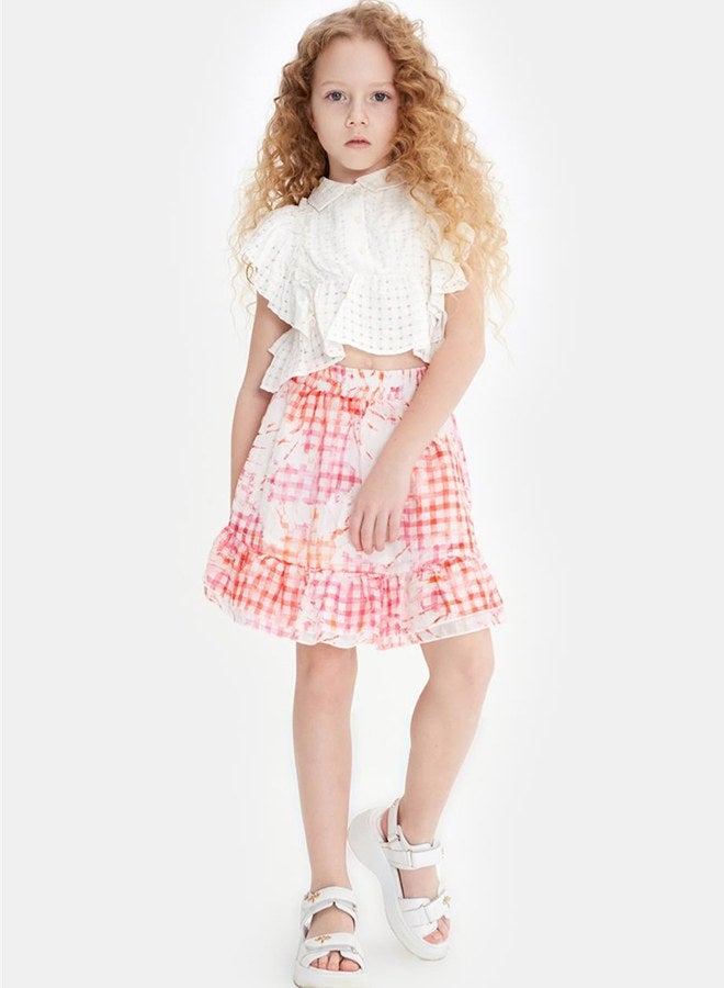 تايس فتاة بلوزة بيضاء - Image 1