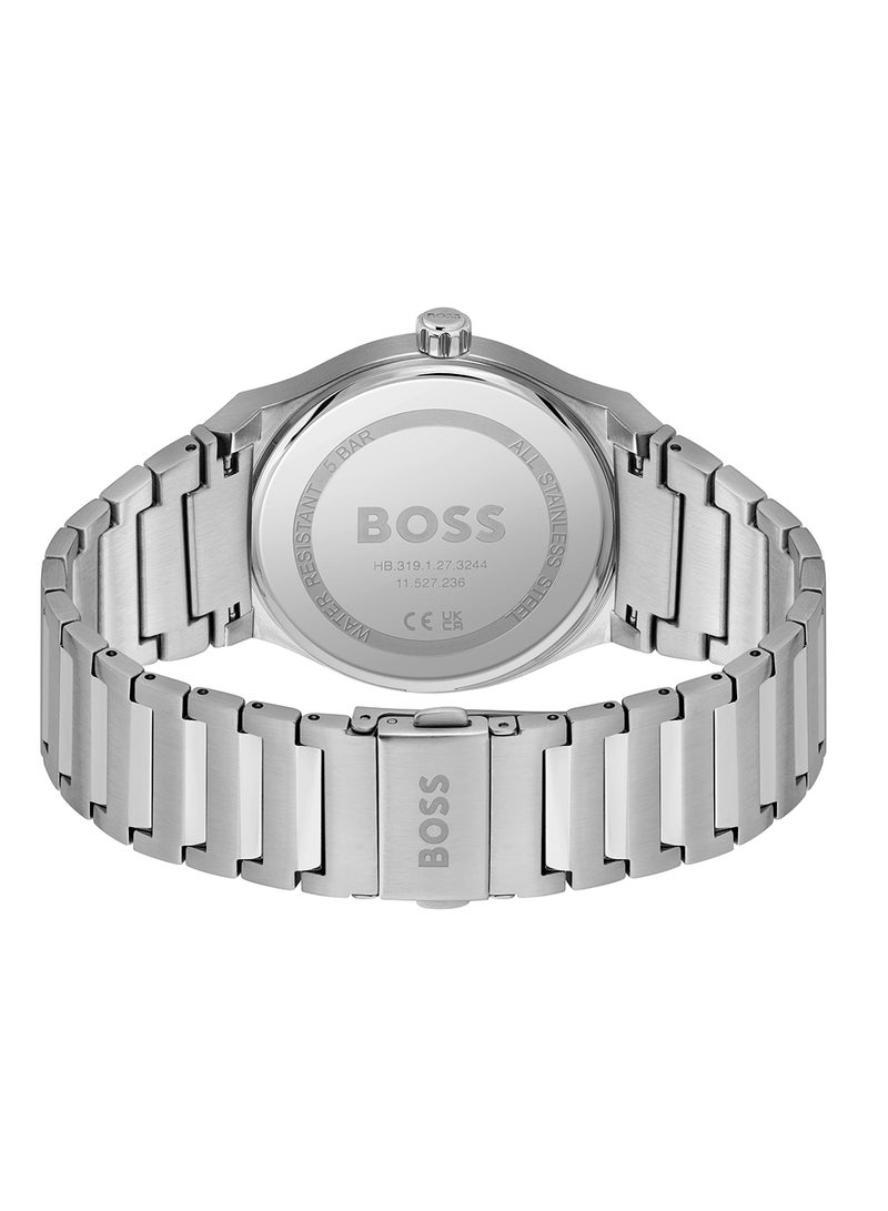 HUGO BOSS Men's Analog Round Shape Stainless Steel Wrist Watch 1514079 - 41 Mm - Image 2