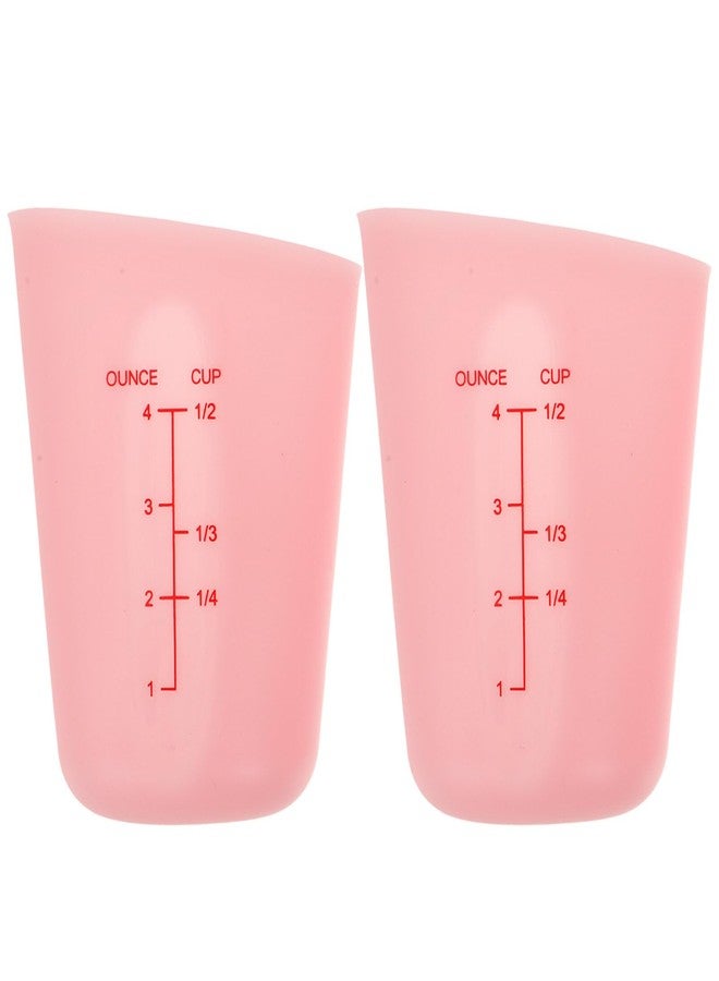 DIYEAH 2pcs Silicone Measuring Cup Resin Epoxy Mixing Cups Silicone Cup Baking Graduated Double Scale Flexible Measuring for Baking Resin - Image 1
