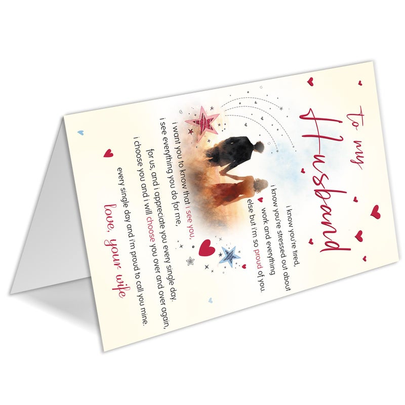 HEJOYN Happy Birthday Cards & Gift for Husband from Wife, Husband Birthday Card, Funny Bday Gifts for Men Him - Image 5
