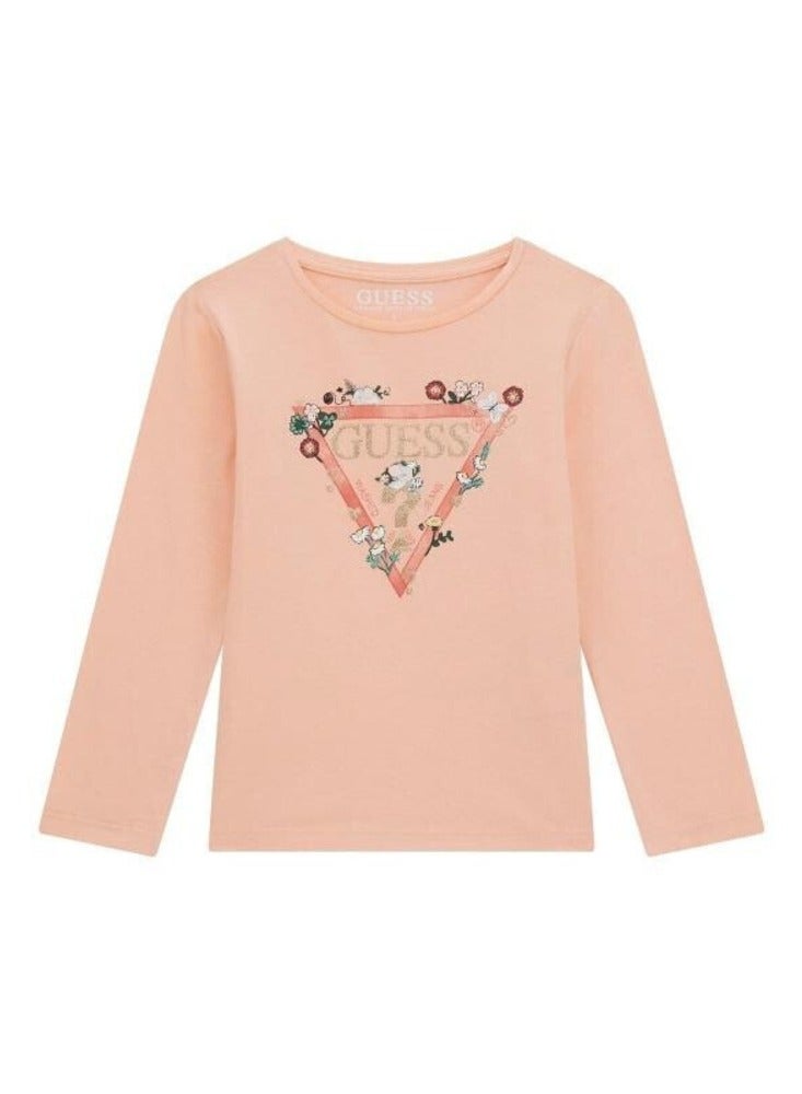 جس تيشيرت برسومات للأطفال بياقة دائرية - Image 1