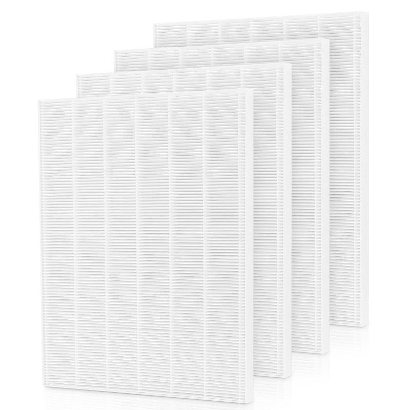 55002 Air Purifier Filter Replacement For Winix 116130 Replacement Filter H Compatible with Winix 55002 and AM80 Air Purifier 4 Pack HEPA Filter Only