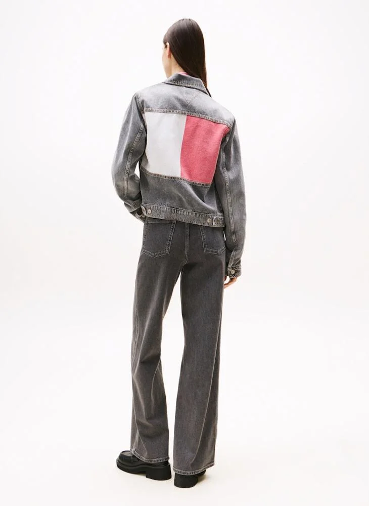 تومي جينز Pocket Detail Denim Jacket