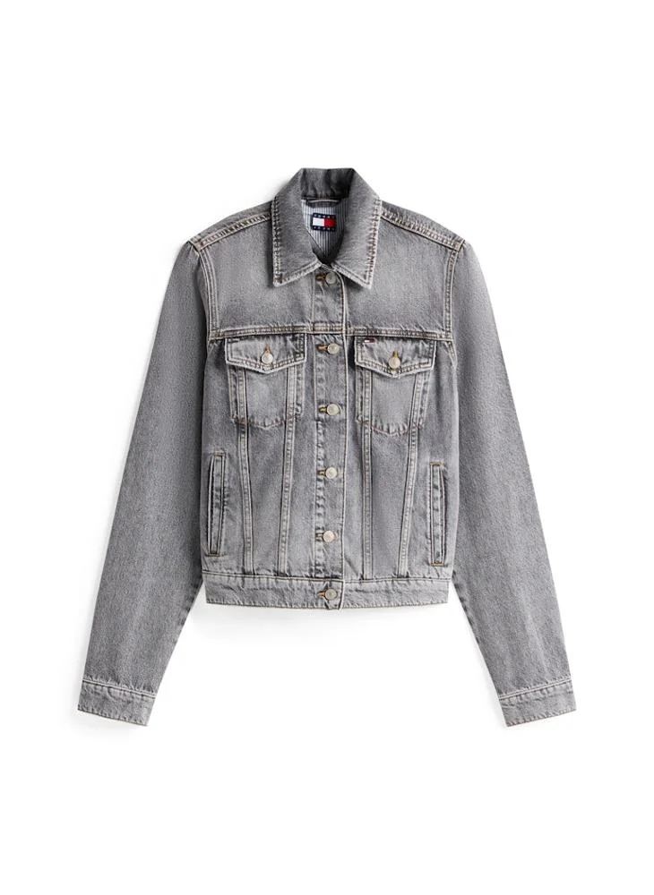 TOMMY JEANS Pocket Detail Denim Jacket
