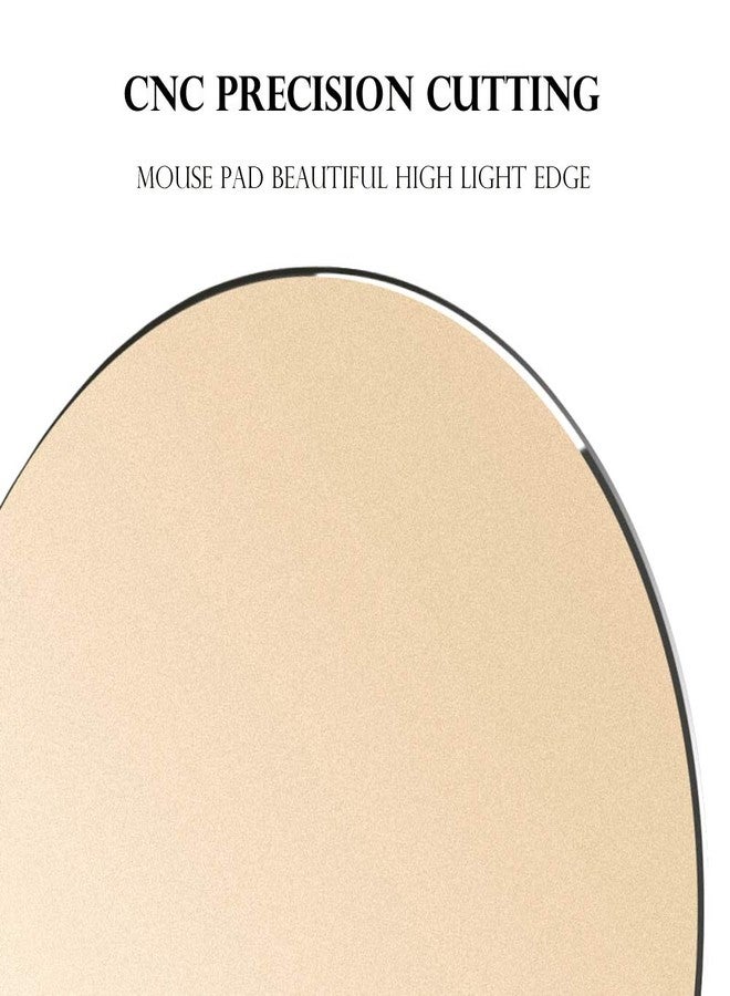 ProElife Premium Aluminum Metal Mouse Pad Mice Mat 8.66 inch (Round, Champagne Gold) - Image 5