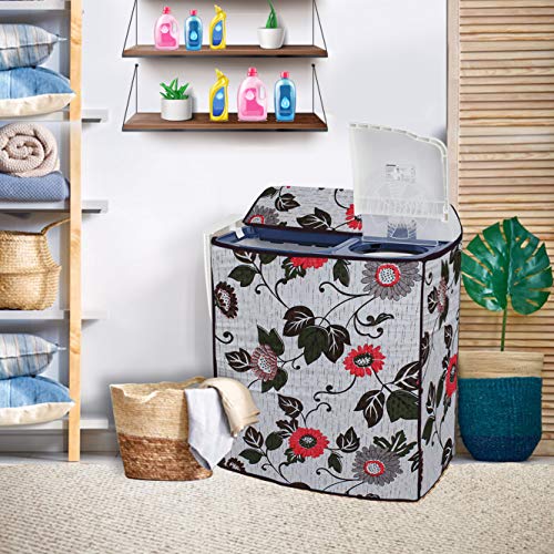 Wings Star Washing Machine Cover for Whirlpool 10.5Kg Semi-Automatic Top Loading Ace XL, Waterproof & Dustproof Cover KUM21 - Image 3