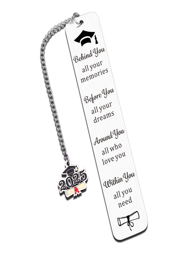KINMES College Graduation Gifts for Him Her - 2025 Graduation Bookmark for Him Her Middle School High School College Graduation Gifts Ideas Senior 2025 Gifts for Student, Masters Degree Graduation Gifts - Image 1