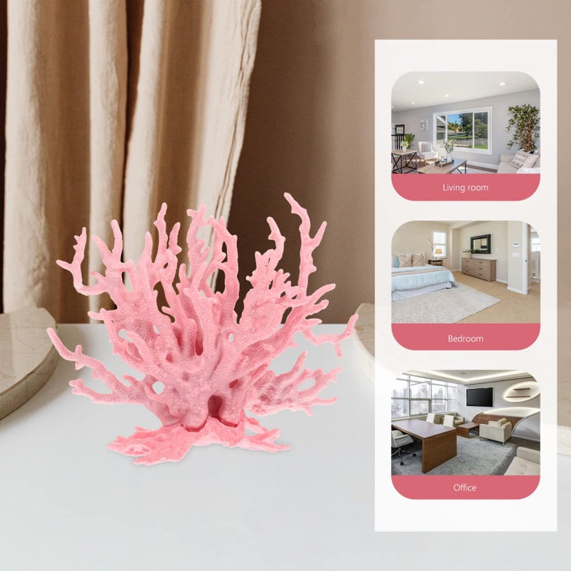Large Resin Aquarium Coral Ornament Artificial Fish Tank Plant Decor - Image 3